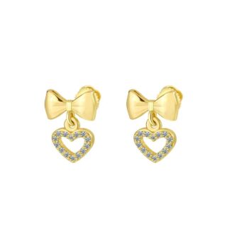 עגיל פפיון לבן